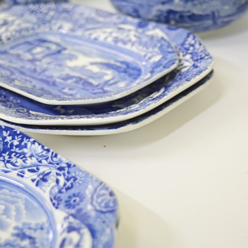 Copeland Spode china Italian pattern tableware: to include a plate 10