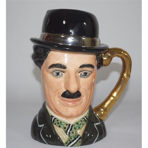 A Royal Doulton large prototype character jug Charlie Chaplin