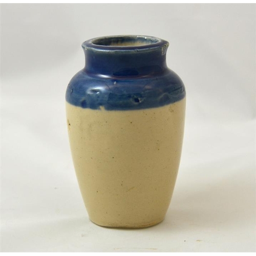 536 - A blue top cream pot from Craig's Cumberland Dairy 11cm high.