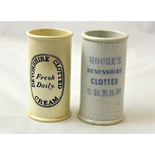 583 - Two cream cylinders consisting of Moore's Devonshire Clotted Cream and Fresh Daily Devonshire Clotte... 