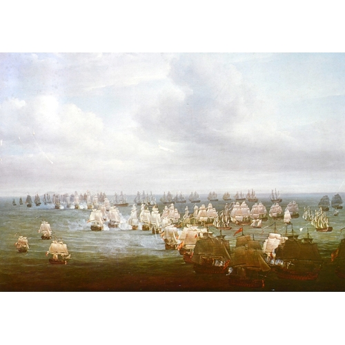 292 - After Nicholas Pocock, five limited edition Nelson prints including The Five Ships of Horatio Nelson... 