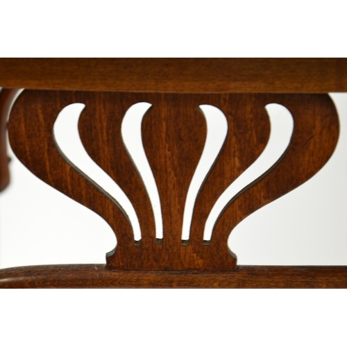 186 - Koloman Moser for J J Kohn (attributed), a bentwood occasional table, circa 1900, stylised Secession... 