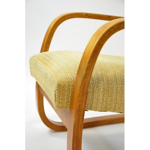 188 - Alvar Aalto for Finmar, a model 34/402 bentwood armchair, designed circa 1933, laminated birch with ... 