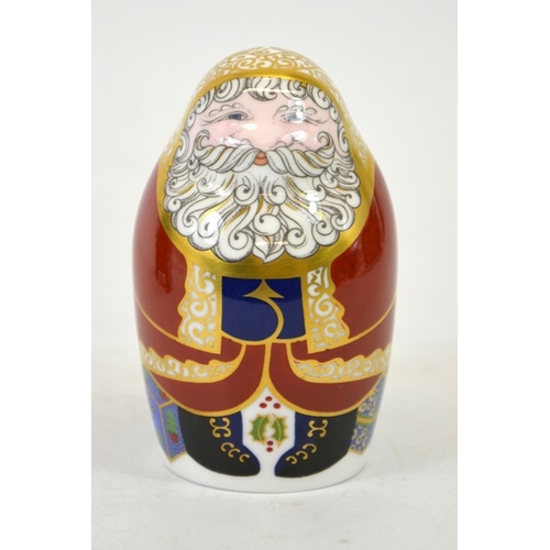 Royal Crown Derby paperweight, Santa Claus, signed limited edition