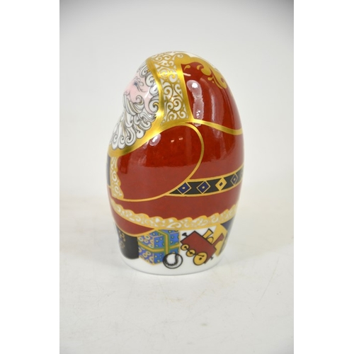 Royal Crown Derby paperweight, Santa Claus, signed limited edition