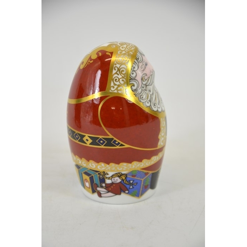 Royal Crown Derby paperweight, Santa Claus, signed limited edition