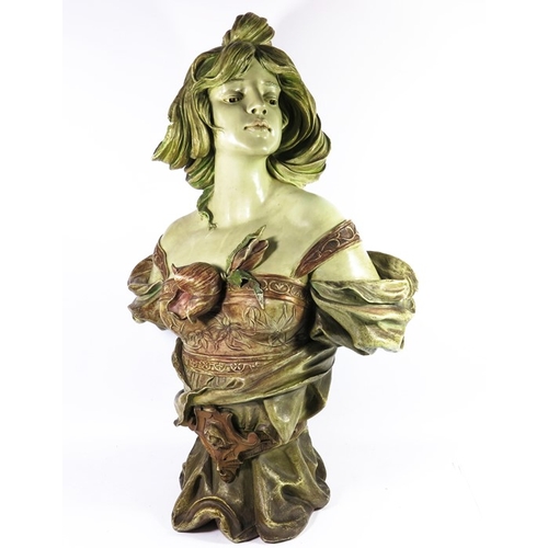 Art Nouveau Woman Bust