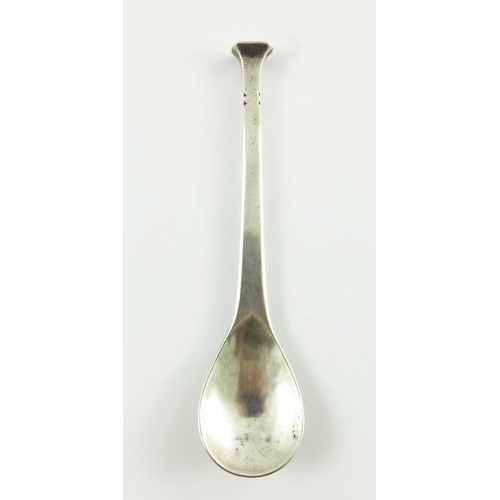 102 - George Hart for Guild of Handicraft, an Arts and Crafts silver spoon, London 1954, rectangular secti... 