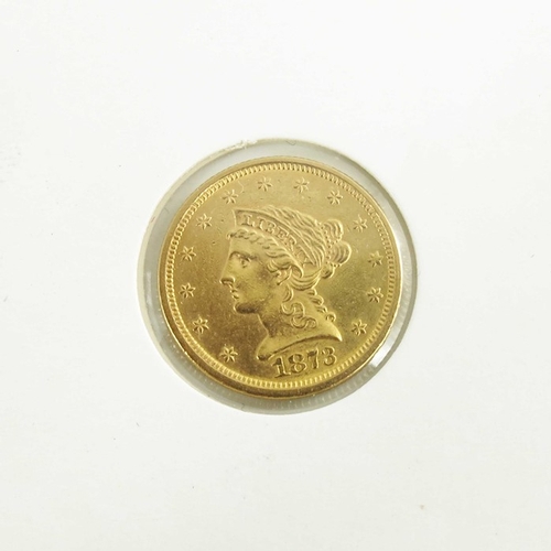 179 - USA, gold 'Liberty Head' quarter eagle (2.5 dollars), 1873