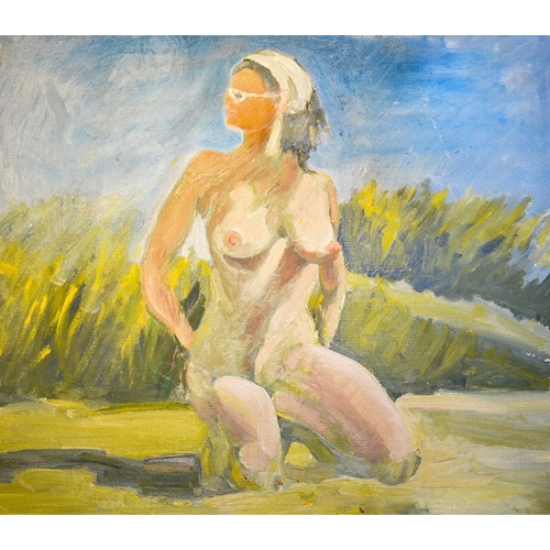 344 - British School (20th century), Portfolio of Ten Nudes, unsigned, 64cm x 50cm largest, unframed (10)