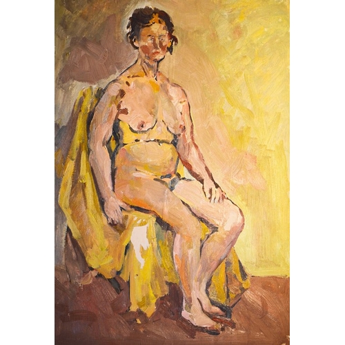 344 - British School (20th century), Portfolio of Ten Nudes, unsigned, 64cm x 50cm largest, unframed (10)