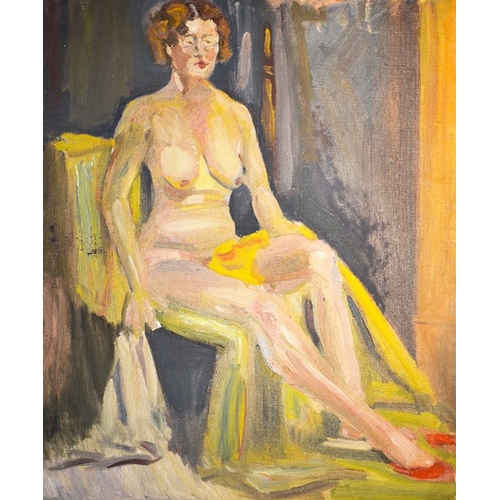 344 - British School (20th century), Portfolio of Ten Nudes, unsigned, 64cm x 50cm largest, unframed (10)