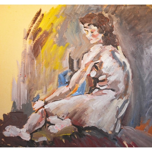 344 - British School (20th century), Portfolio of Ten Nudes, unsigned, 64cm x 50cm largest, unframed (10)