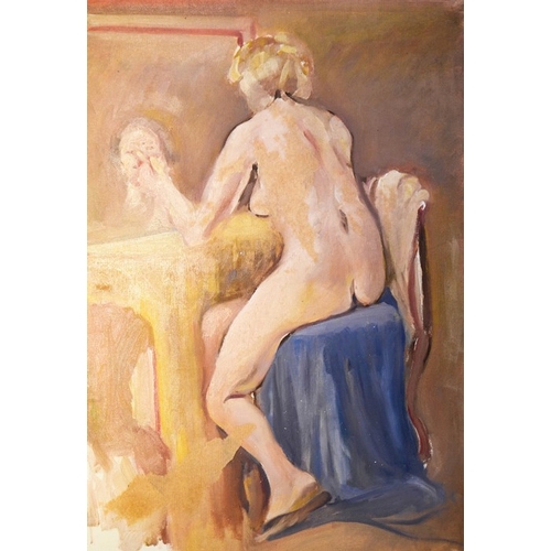 344 - British School (20th century), Portfolio of Ten Nudes, unsigned, 64cm x 50cm largest, unframed (10)