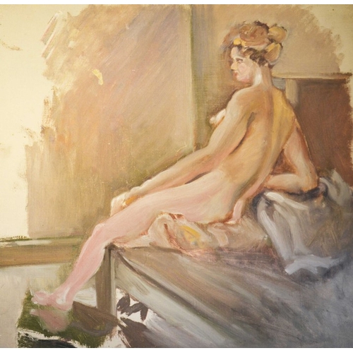 344 - British School (20th century), Portfolio of Ten Nudes, unsigned, 64cm x 50cm largest, unframed (10)