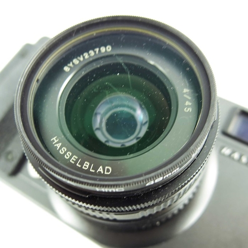 527 - A Hasselblad Xpan camera with Hasselblad 4/45 lens, with bag