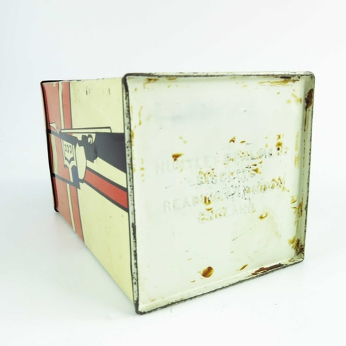 536 - Huntley and Palmers, a Guardsman biscuit tin, circa 1956, cuboid form, modelled as a soldier, 21.5cm... 