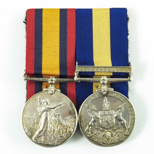 645 - South Africa medal pair: Sergeant H. Fairlamb, Prince Alfred's Volunteer Guard and Port Elizabeth To... 