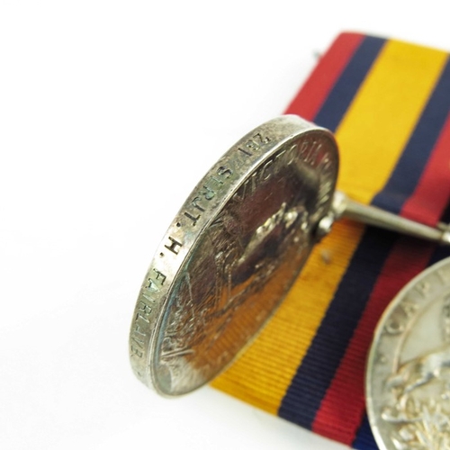 645 - South Africa medal pair: Sergeant H. Fairlamb, Prince Alfred's Volunteer Guard and Port Elizabeth To... 