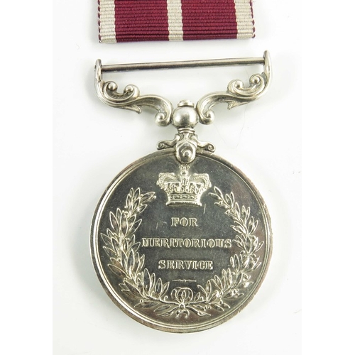 650 - World War One, Meritorious Service Medal, awarded to S-13881 Sergeant Major Theodore Oliver Percy R.... 