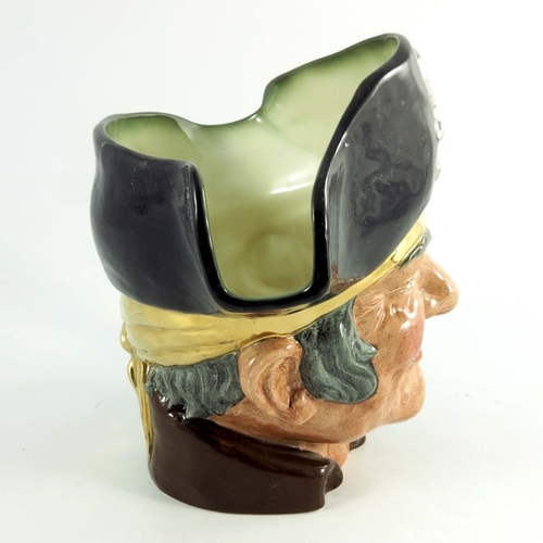 828 - A Royal Doulton large character jug, Long John Silver, silver and gold highlights colourway, gold sa... 