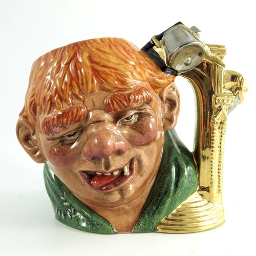 830 - A Royal Doulton large character jug, Quasimodo, silver and gold highlights colourway, Property of Ro... 