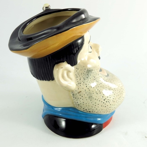 833 - A Royal Doulton large character jug, Desparate Dan, silver and gold highlights colourway, Property o... 