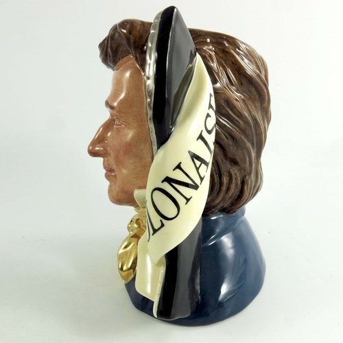 837 - A Royal Doulton large character jug, Chopin, silver and gold highlights colourway, Property of Royal... 