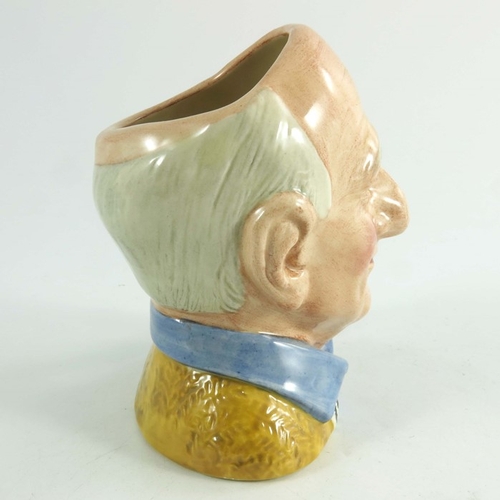 855 - A Royal Doulton small character jug, Brian Johnston, silver and gold highlights colourway, not produ... 