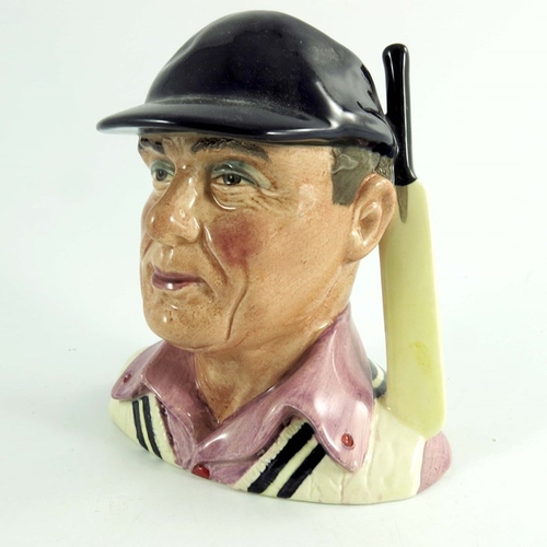 856 - A Royal Doulton small character jug, Hampshire Cricketer, colourway, Property of Royal Doulton marks