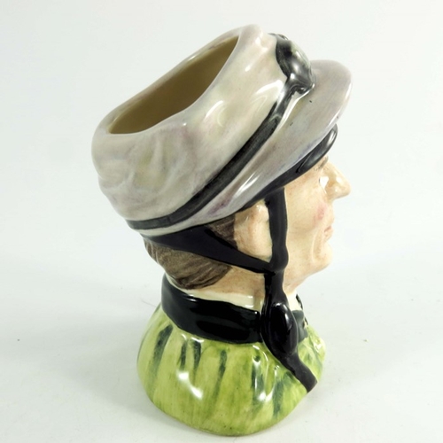 874 - A Royal Doulton small character jug, Jockey, design sample Property of Royal Doulton marks