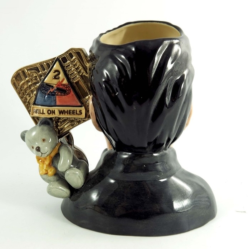 883 - A Royal Doulton large character jug, Elvis Presley Jail House Rock, silver and gold highlights colou... 