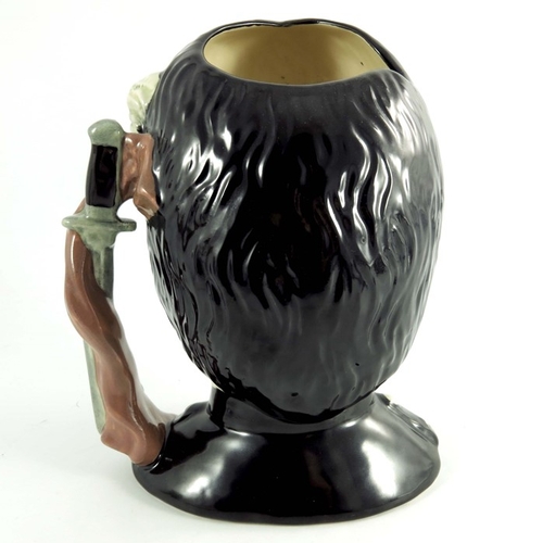 885 - A Royal Doulton large character jug, Guardsman, black lapel colourway, Property of Royal Doulton mar... 