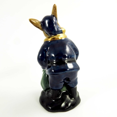 902 - A group of Three Royal Doulton Bunnykins, Santa, Mystic Wizard and Tourist all prototype with gold a... 