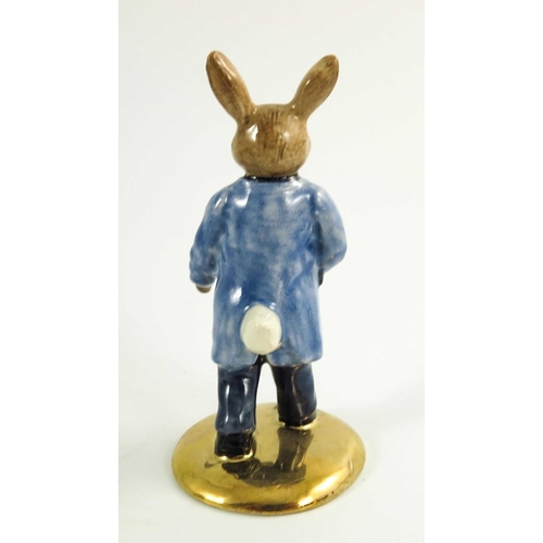 904 - A group of Three Royal Doulton Bunnykins, Santa, Doctor and Will Scarlet  all prototype with gold an... 