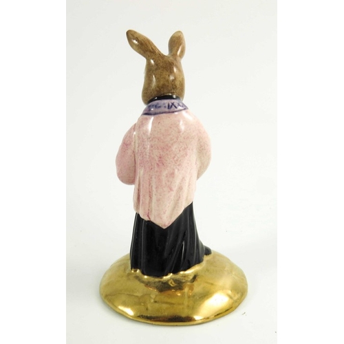 905 - A group of Three Royal Doulton Bunnykins, Mrs bunnykins Easter Parade, Policeman and Vicar all proto... 