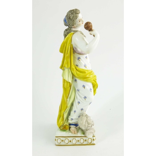 978 - A Meissen figure, Ceres, modelled with sculptors mallet and bust below, impressed numbers 1717, 16.5... 