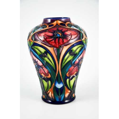 1043 - Rachel Bishop, Moorcroft for Liberty and Co., a Tudric Dream limited edition vase, 2005, shouldered ... 