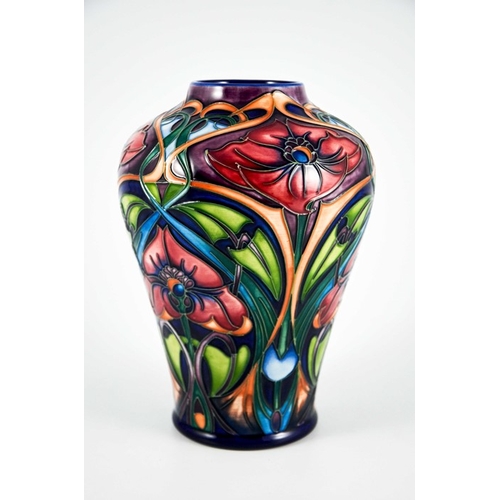 1043 - Rachel Bishop, Moorcroft for Liberty and Co., a Tudric Dream limited edition vase, 2005, shouldered ... 