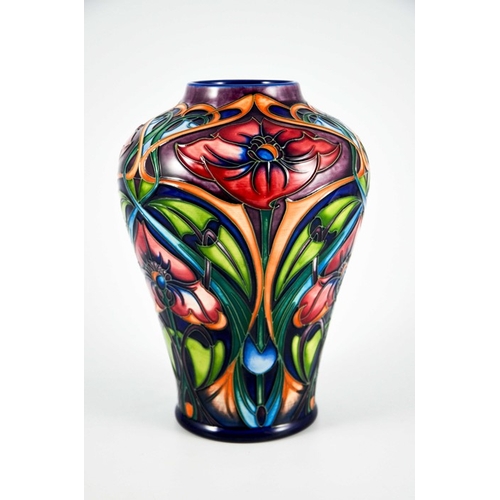 1043 - Rachel Bishop, Moorcroft for Liberty and Co., a Tudric Dream limited edition vase, 2005, shouldered ... 