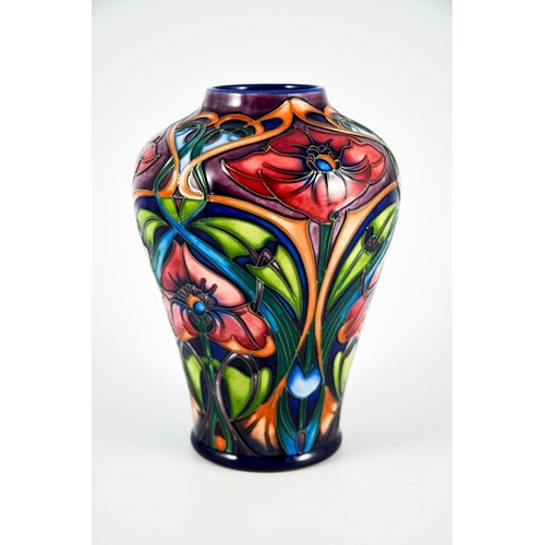 1043 - Rachel Bishop, Moorcroft for Liberty and Co., a Tudric Dream limited edition vase, 2005, shouldered ... 