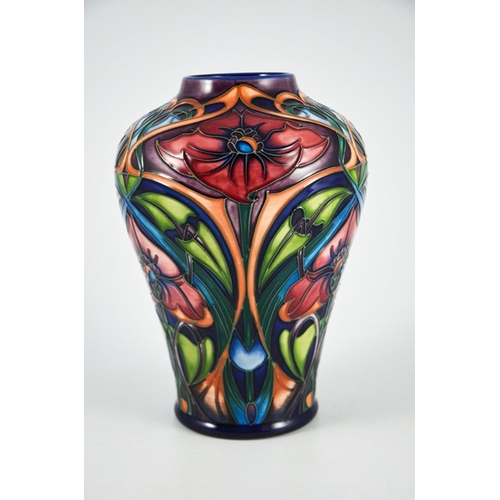 1043 - Rachel Bishop, Moorcroft for Liberty and Co., a Tudric Dream limited edition vase, 2005, shouldered ... 