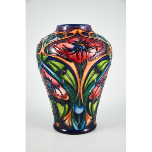 1043 - Rachel Bishop, Moorcroft for Liberty and Co., a Tudric Dream limited edition vase, 2005, shouldered ... 