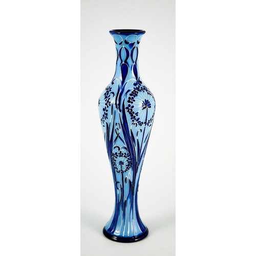 1049 - Carole Lovett for Moorcroft, a Leila vase, 2003, elongated slender baluster form, impressed marks, 3... 