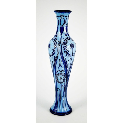 1049 - Carole Lovett for Moorcroft, a Leila vase, 2003, elongated slender baluster form, impressed marks, 3... 