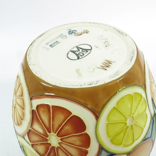 1057 - Jeanne McDougall for Moorcroft, a Florida ginger jar and cover, circa 1998, 20.5cm high