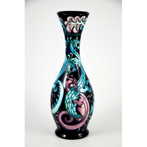 1059 - Kerry Goodwin for Moorcroft, an Amphisbaena limited edition vase, 2006, elongated baluster form, 6 o... 