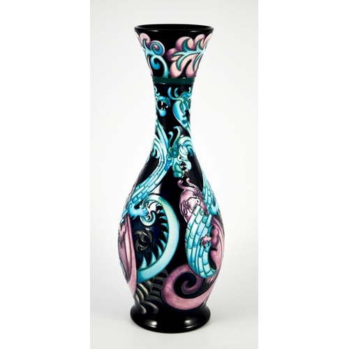 1059 - Kerry Goodwin for Moorcroft, an Amphisbaena limited edition vase, 2006, elongated baluster form, 6 o... 