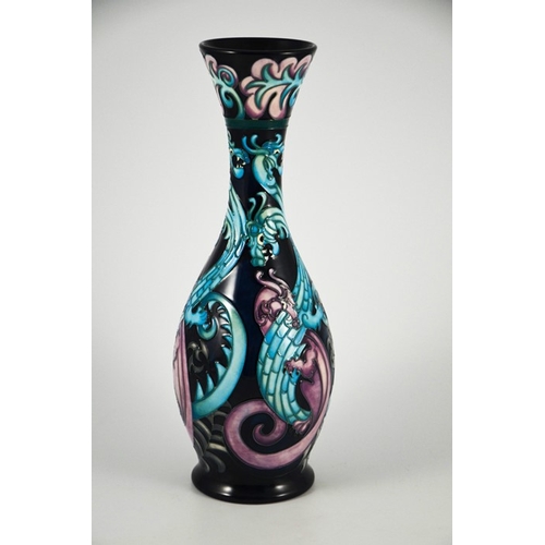 1059 - Kerry Goodwin for Moorcroft, an Amphisbaena limited edition vase, 2006, elongated baluster form, 6 o... 