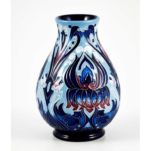 1064 - Paul Hilditch for Moorcroft, a Hesperian Crown Imperial limited edition vase, Moorcroft Collectors C... 